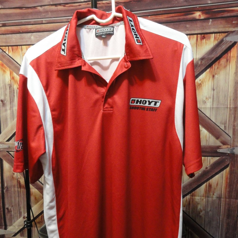 Hoyt Archery Shooting Staff Polo~Sponsorships~Hunting~Competition shirt